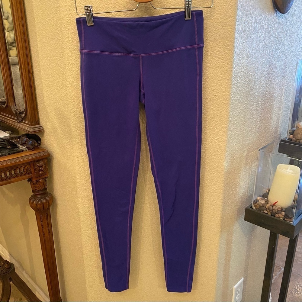 ATHLETA Women Purple Athletic Leggings Size Small Tall